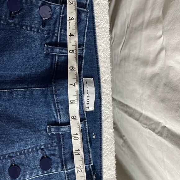 LOFT High Rise Dark Blue Women's Jeans - Picture 5 of 5